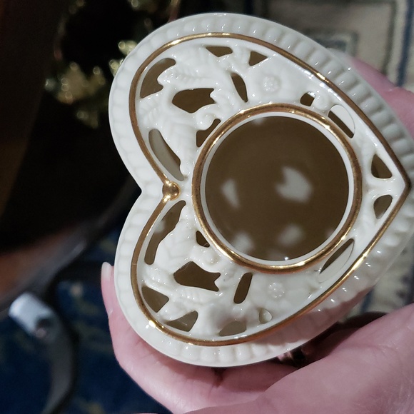 HOST PICK. Vintage. 2002 PartyLite Thanks from the Heart 2pc Tealight Holder - Picture 7 of 8